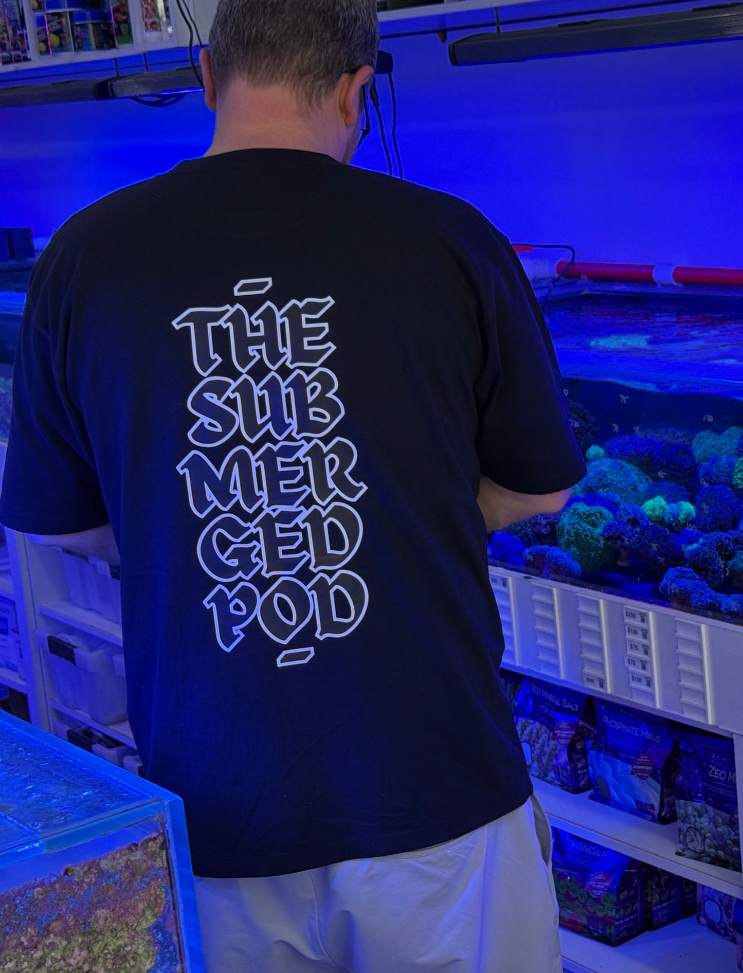 THE SUBMERGED "Stacked tee"
